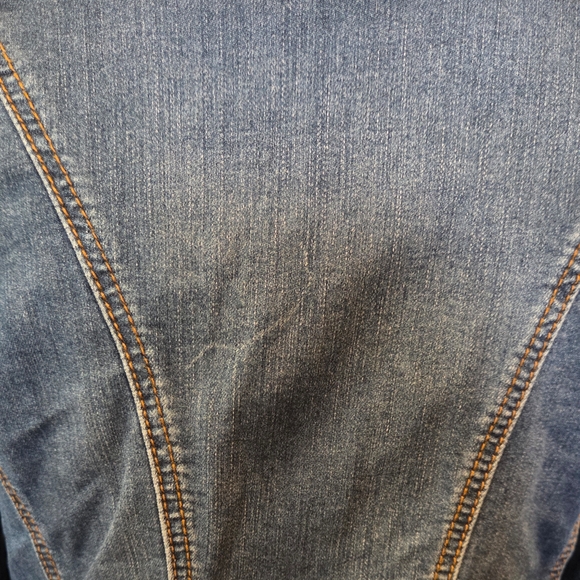 Earl Jeans Blue Denim Jacket with Stud Details - Picture 10 of 13